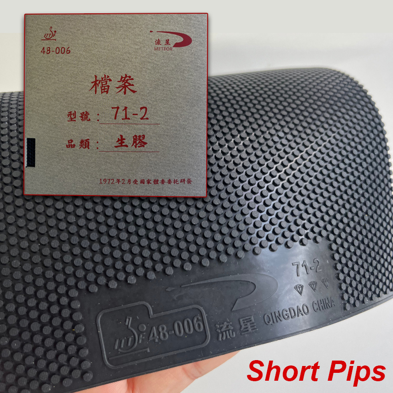 Table Tennis Rubber For Defensive Players - Meteor 71-2 Punte corte Punte da