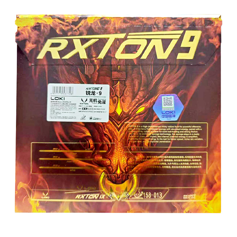 LOKI RXTON 9 Gomma per Ping Po - Table Tennis Market recensione e prezzo