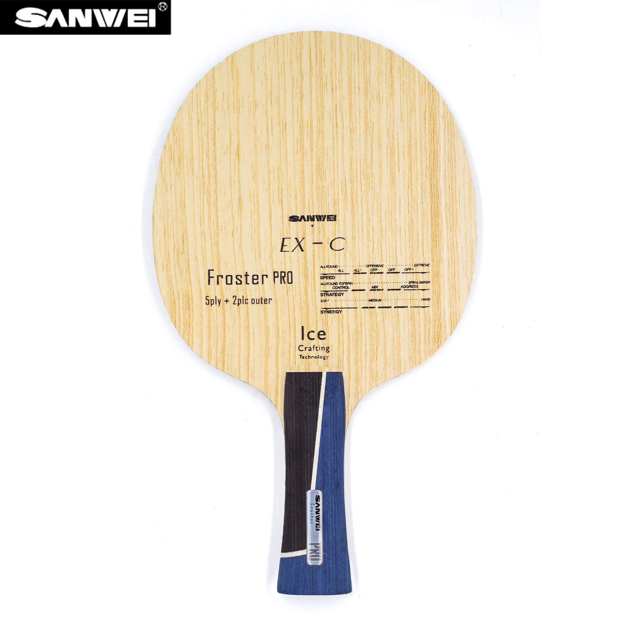 SANWEI ALC Lama da ping pong F - Table Tennis Paddle recensione e prezzo